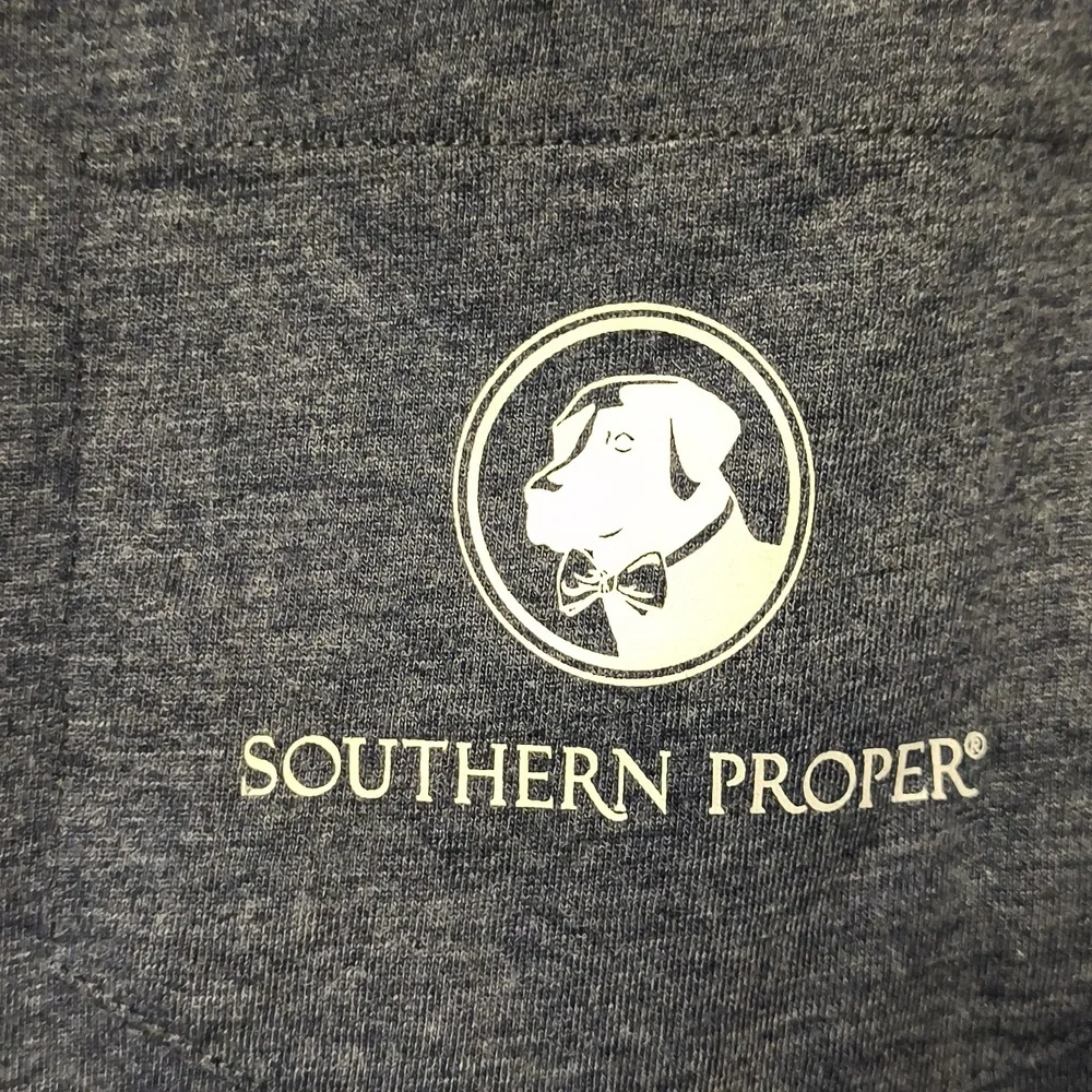 Southern Proper Navy Short Sleeve Tee - Picture 3 of 6